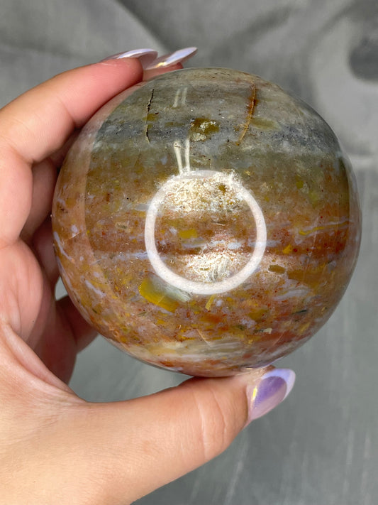 XXL Ocean Jasper Sphere